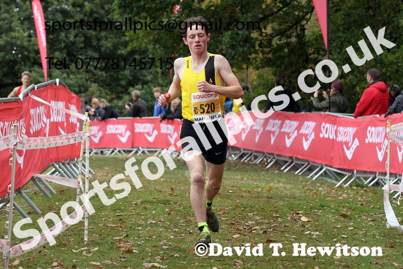 Junior mens 2021 National Cross Country Relays, Berry Hill Park, Mansfield. Photo: David T. Hewitson/Sports for All Pics